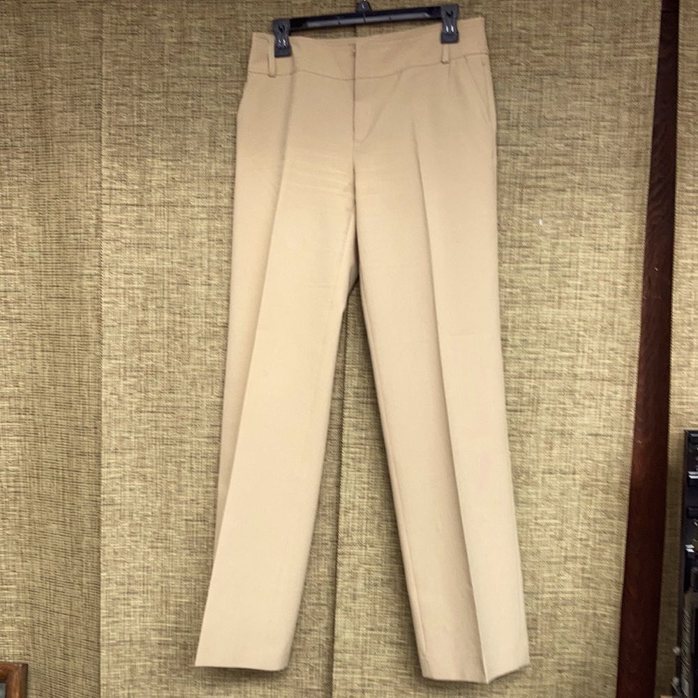 Zara Basics tan color trousers pants